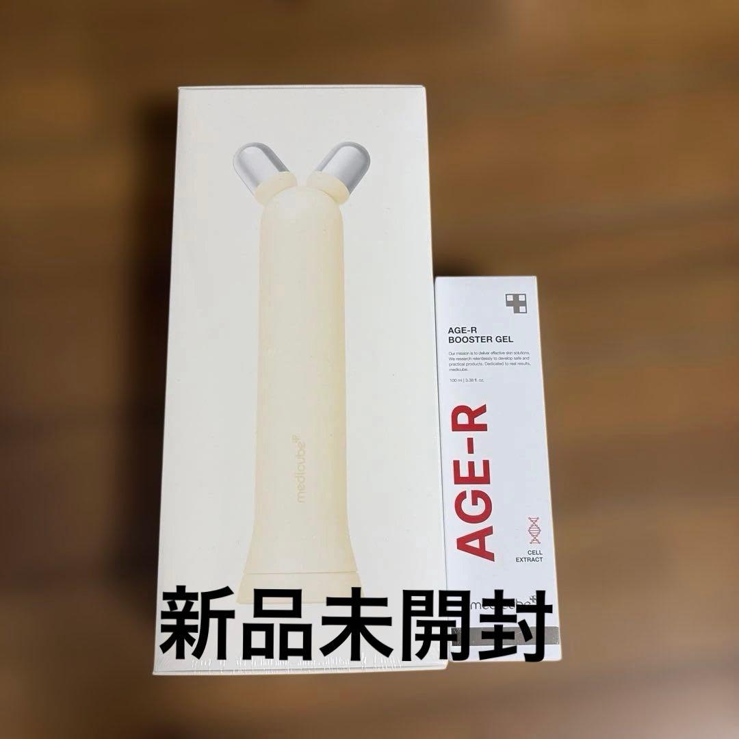 メディキューブ ブースター Vローラーヘッド＋ジェル　medicube 美顔器 楽天市場】ギフト付き【medicube公式】AGE-R ブースタープロ（メディ