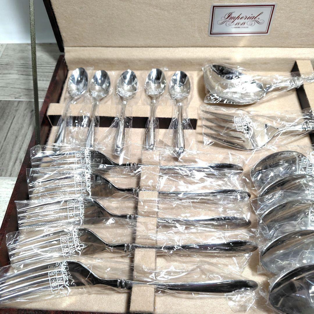 AZUMA インペリアル 18-18 ステンレス ディナーセット 22本 アズマ