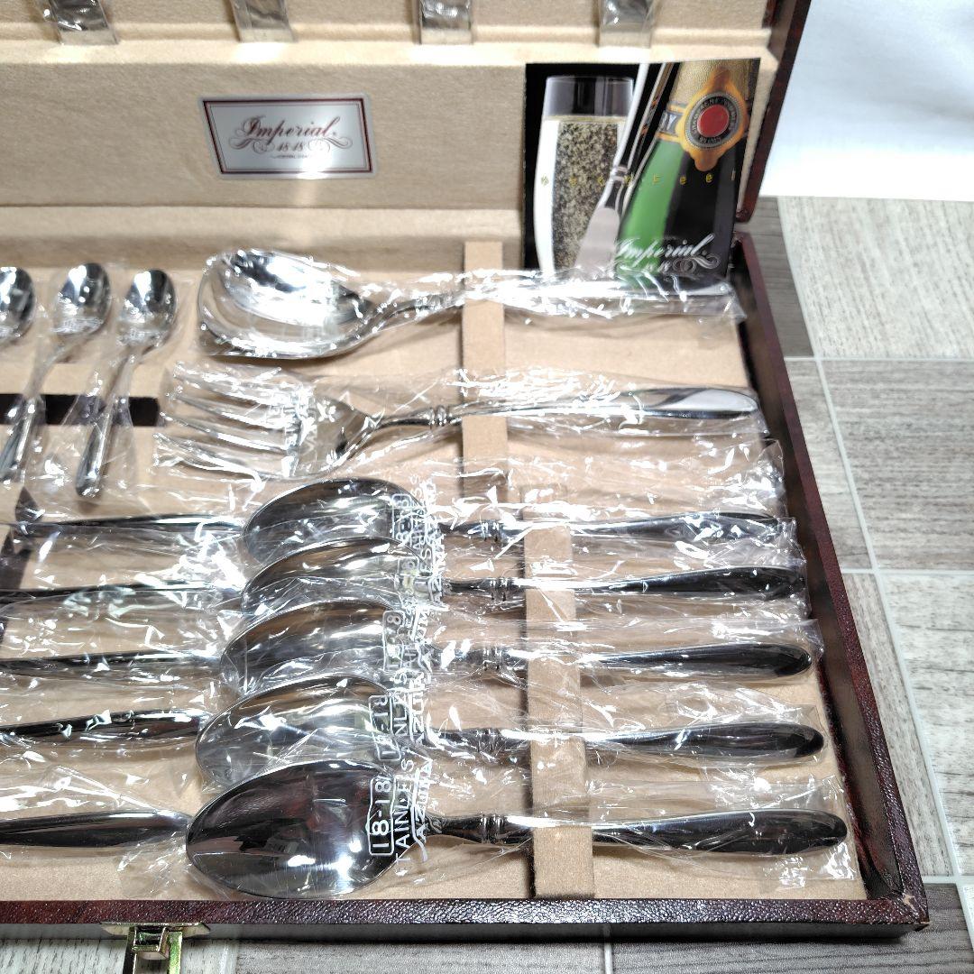 AZUMA インペリアル 18-18 ステンレス ディナーセット 22本 アズマ