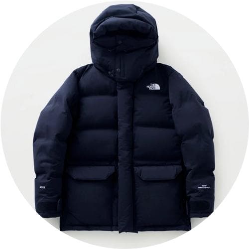 THE NORTH FACE × HIKE S 黒 WS BIG DOWN - メルカリ