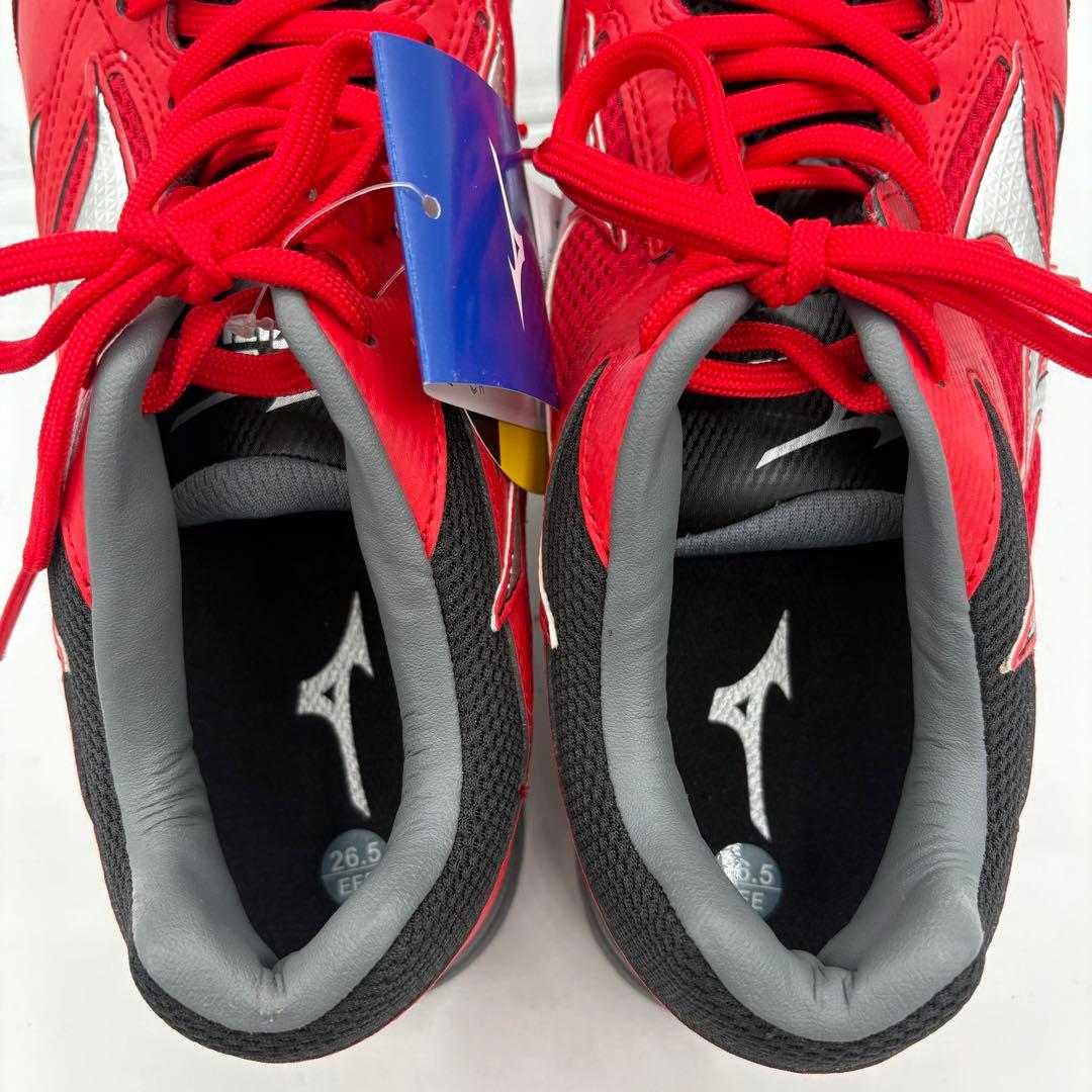 【新品】ミズノ　【26.5cm 3E】　安全靴　オールマイティLS レッド