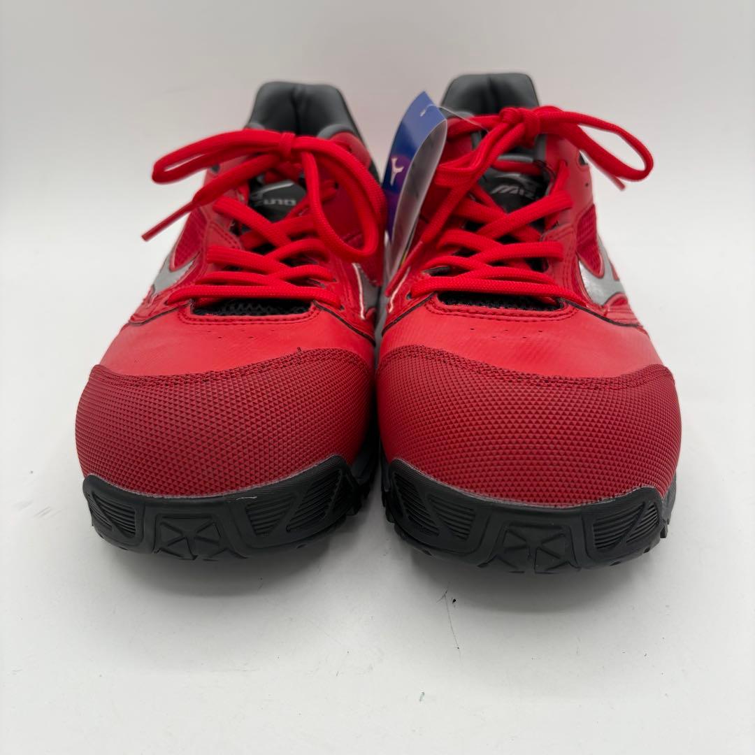 【新品】ミズノ　【26.5cm 3E】　安全靴　オールマイティLS レッド