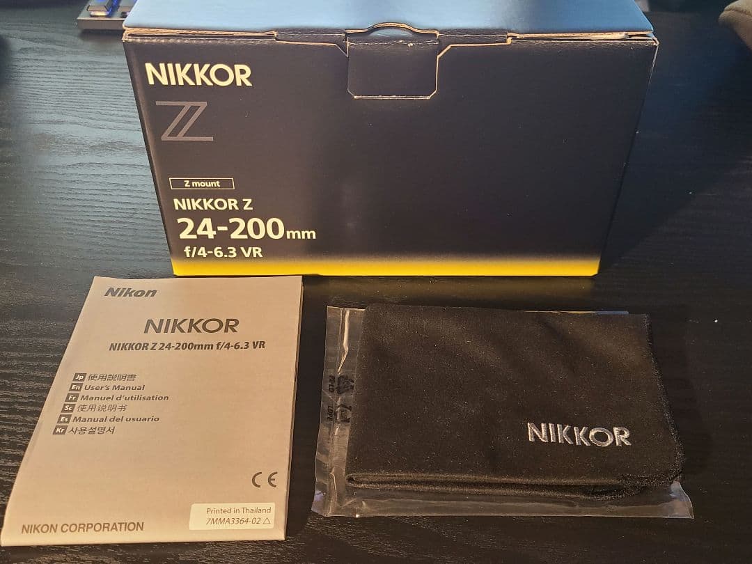 NIKKOR Z 24-200mm f/4-6.3 VR 美品