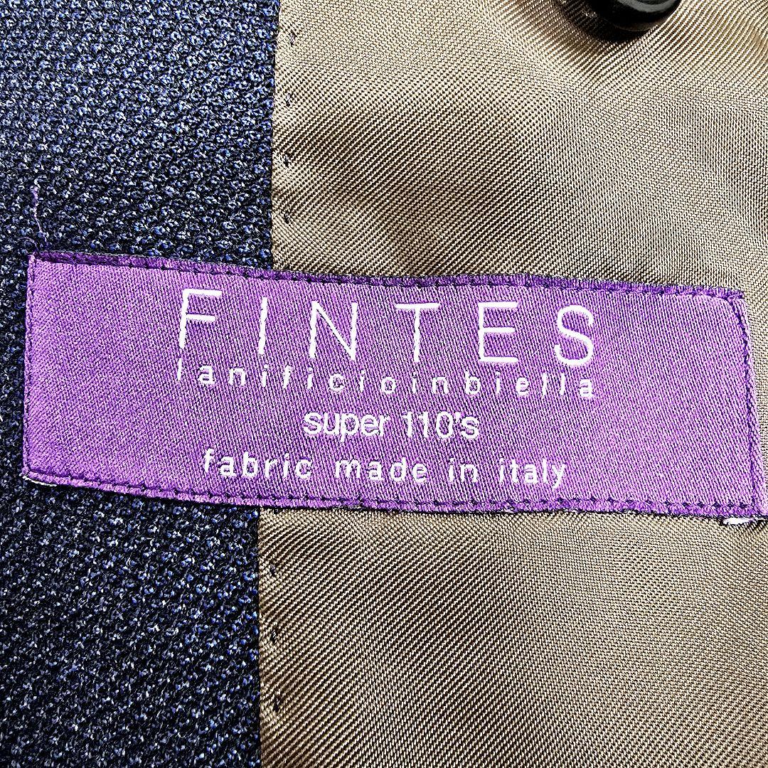 極美品 スーツセレクト セットアップ ビジネス SUPER110s ネイビー L