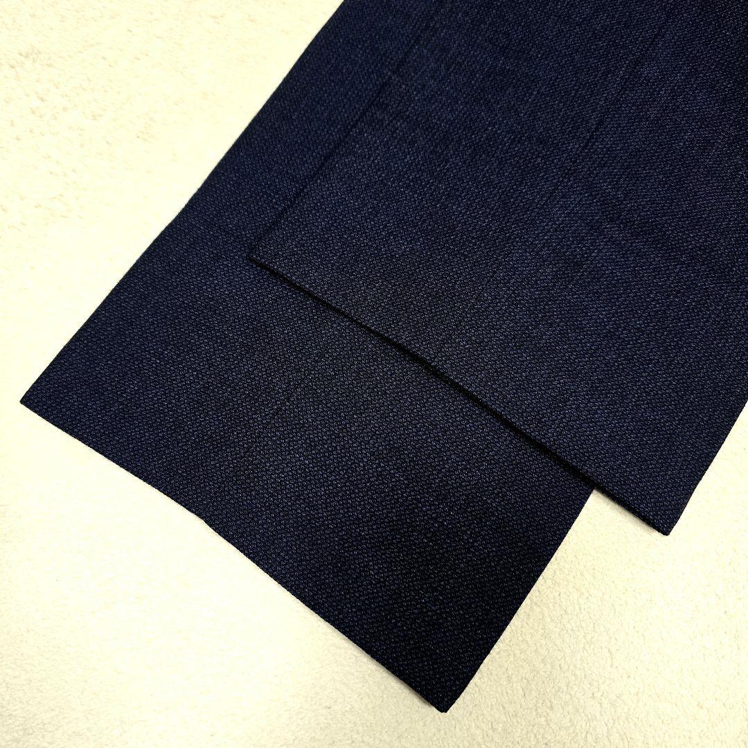 極美品 スーツセレクト セットアップ ビジネス SUPER110s ネイビー L