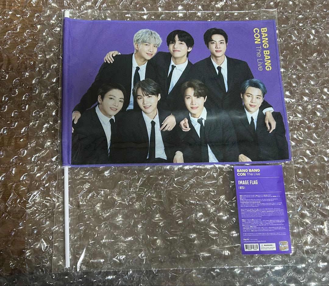 公式 BTS 公式 うちわ フラッグ まとめ売り - メルカリ