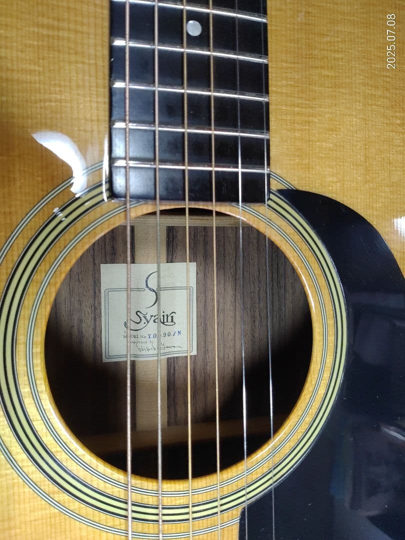 S.YAIRIのYO-90／000-28タイプのオール単板エボニー指板仕様