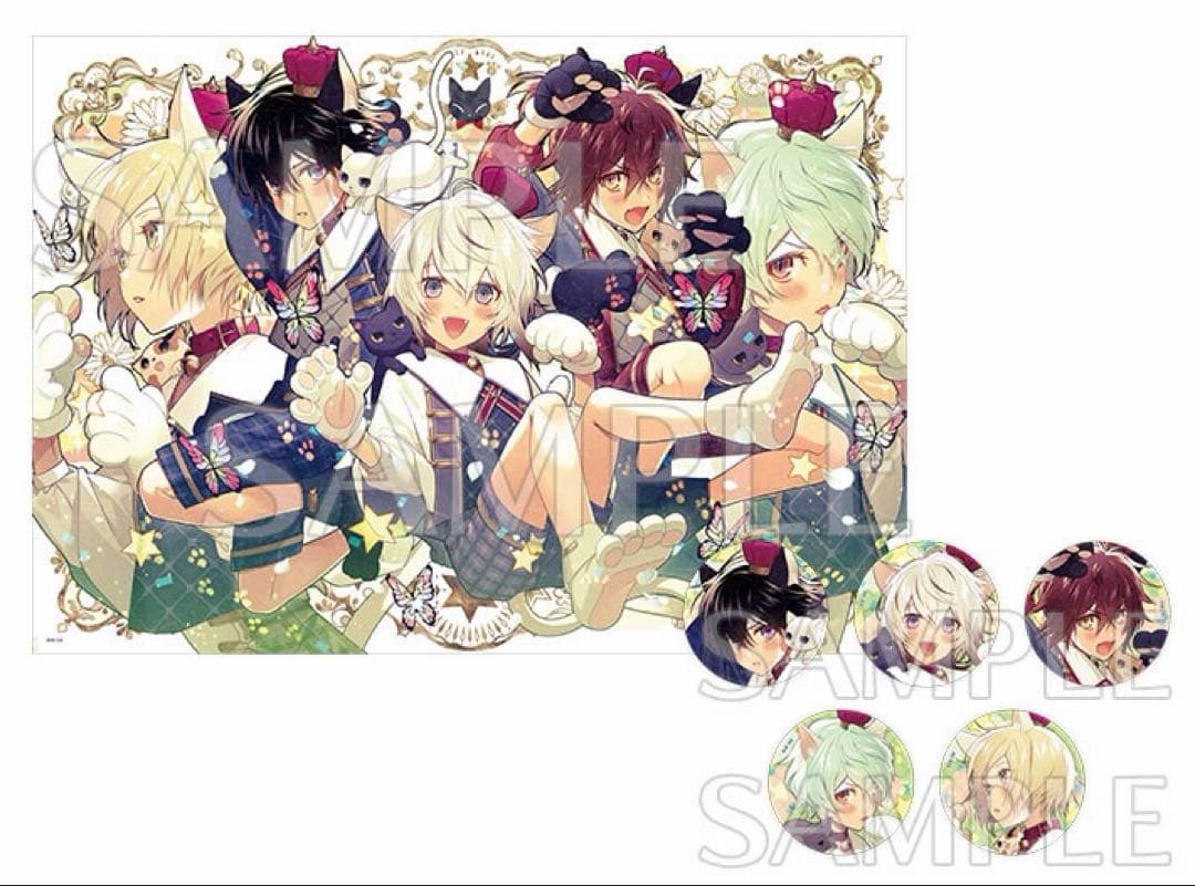 Collar×Malice カラマリ カラーマリス 布ポスター 缶バッジ 幼少期