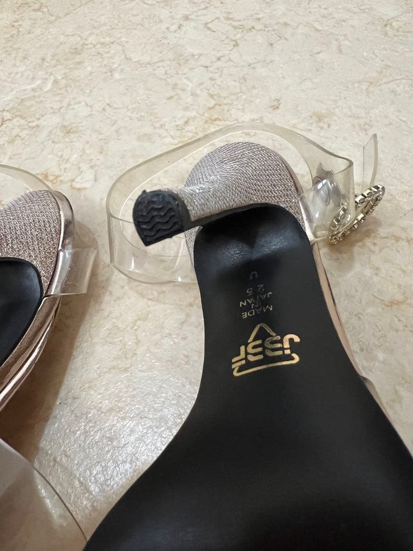 JBBF サンダル　ヒール 25.0cm ビキニ　フィットモデル