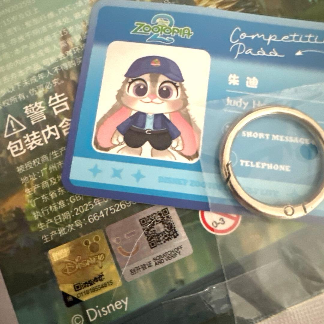 ズートピア2 MINISO ニック ジュディ ぬいぐるみ 城市居民シリーズ