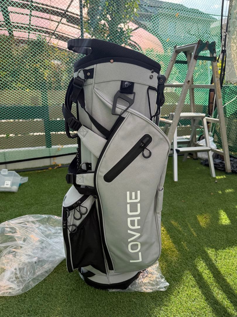 新品 LOVACE 14分割 軽量 キャディバッグ ゴルフ バッグ グレー 新品未使用】14分割 LOVACE グレー キャディバッグ｜Yahoo!フリマ（旧