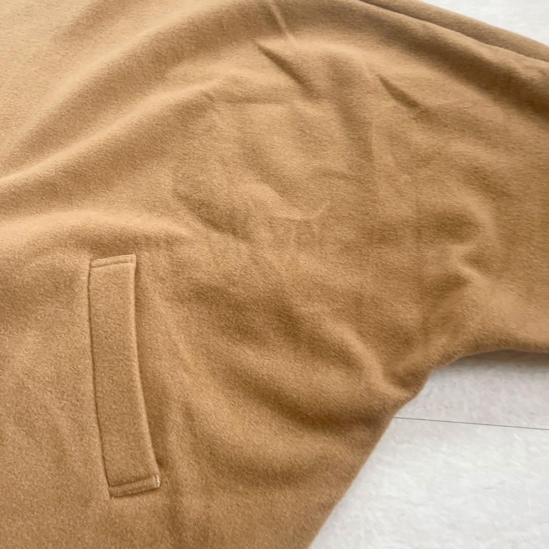 BEARDSLEY ビアズリー ウールポンチョコート キャメル - メルカリ