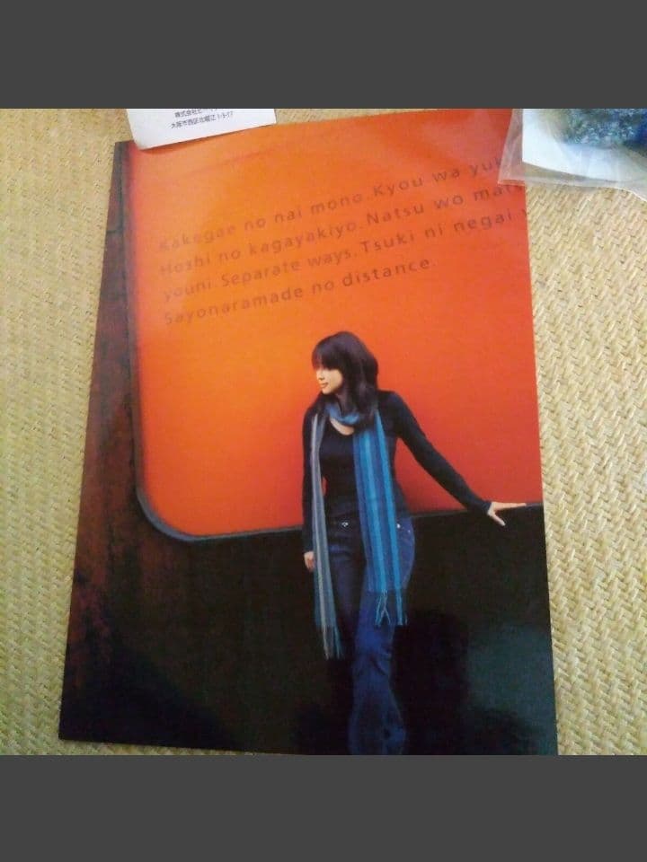 ZARD 坂井泉水 マフラー 君とのDistance レア 貴重 グッズ - メルカリ