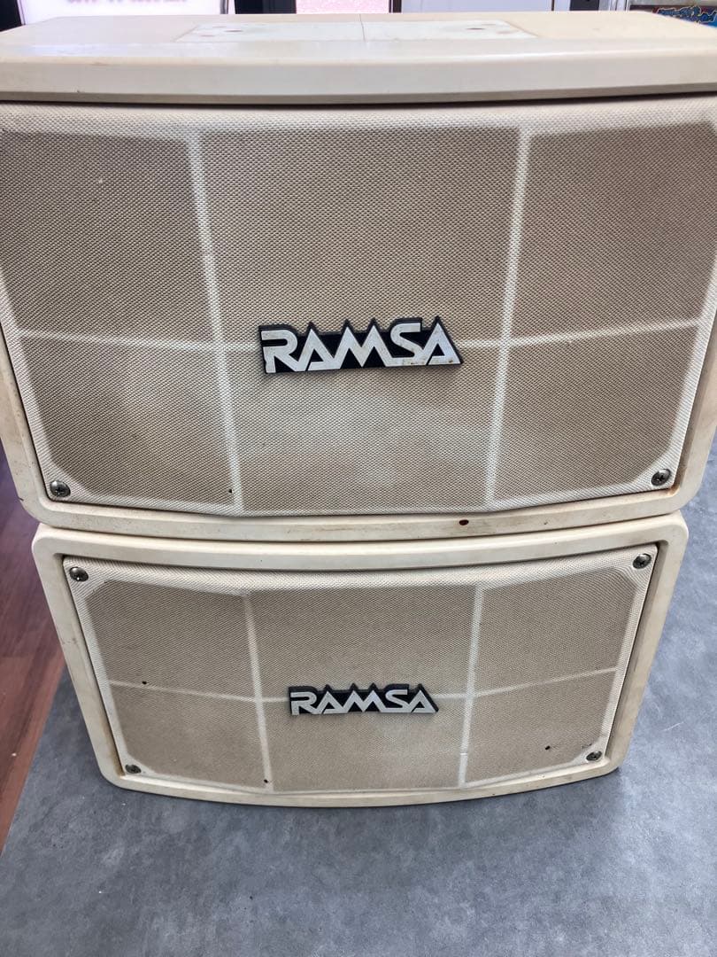 RAMSA/ラムサ】 ナショナルペアスピーカー WS-A70-W音出し確認済