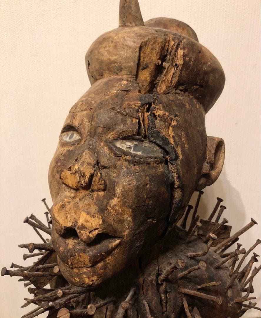 ンキシ ンコンディ アフリカ美術 アフリカ仮面 アフリカンアート 呪物