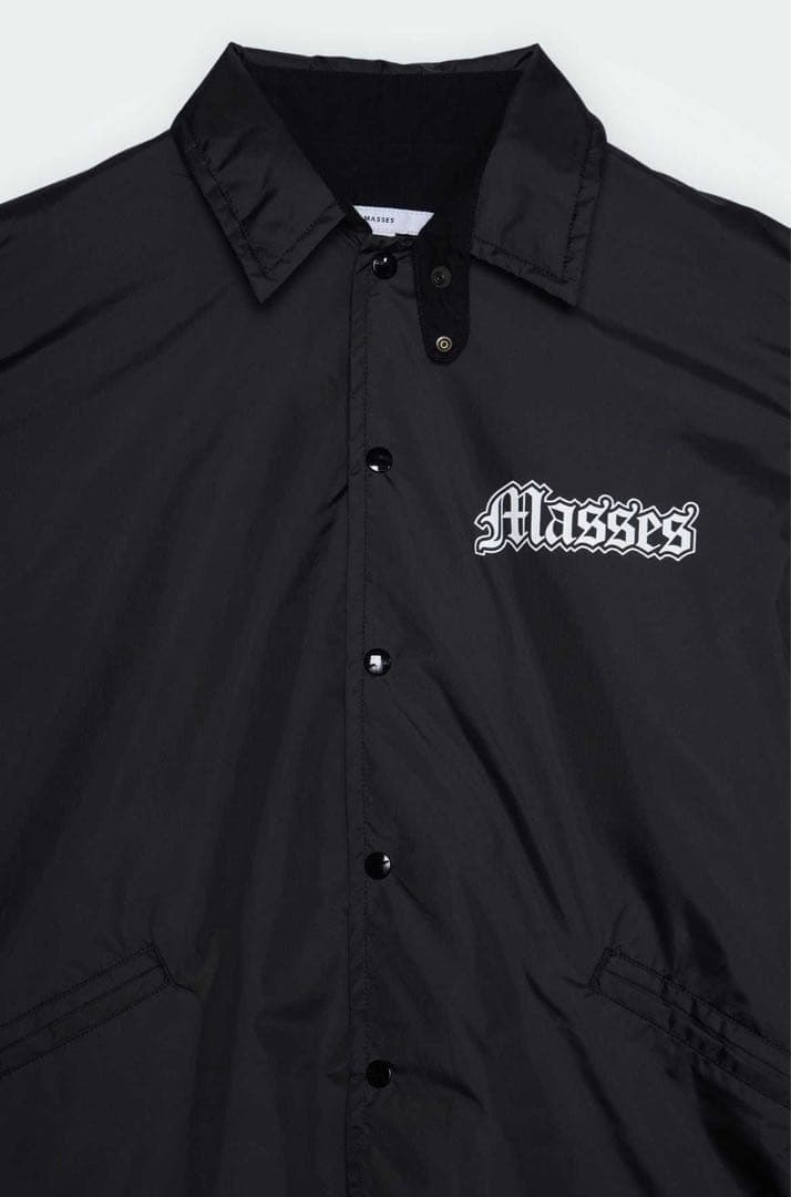 ジャケット・アウター MASSES NYLON JKT CROW \"BLACK\"