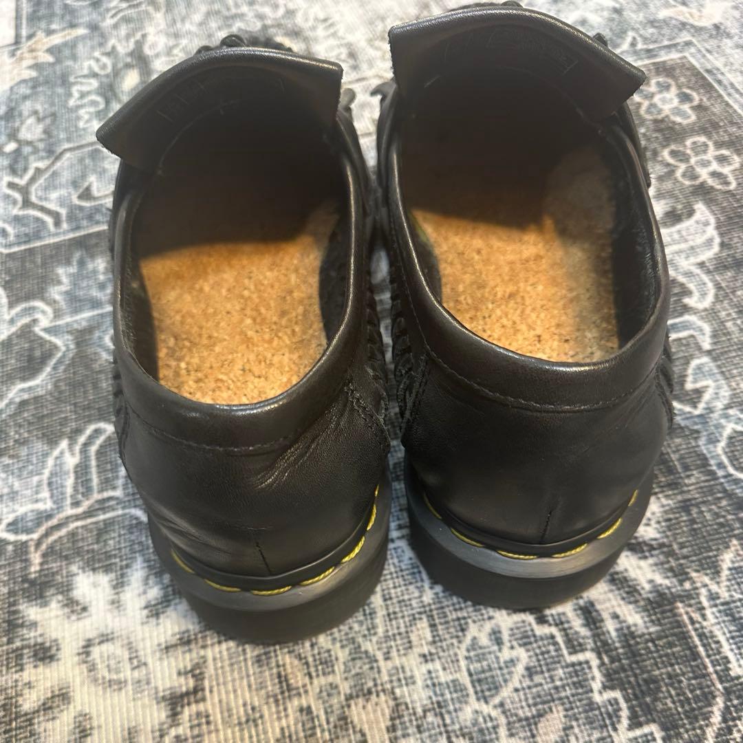 Dr. Martens ブラックフリンジローファー 27cm - メルカリ