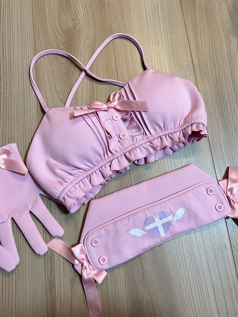 malymoon キャンディピンクナース《ハロウィンコスプレ6点セット》