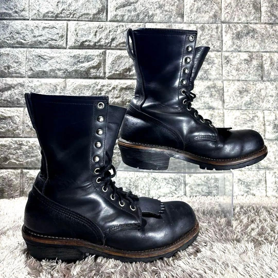 REDWING 2218 廃番 ロガーブーツ キルティ ビンテージ USA 革紐 - メルカリ