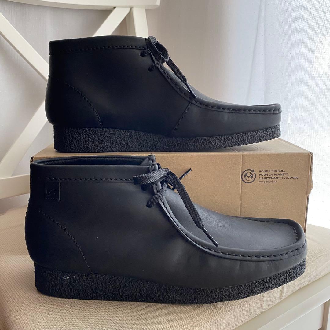 Clarks】クラークス シェイカーブーツ ワラビーブーツ ブラックレザー