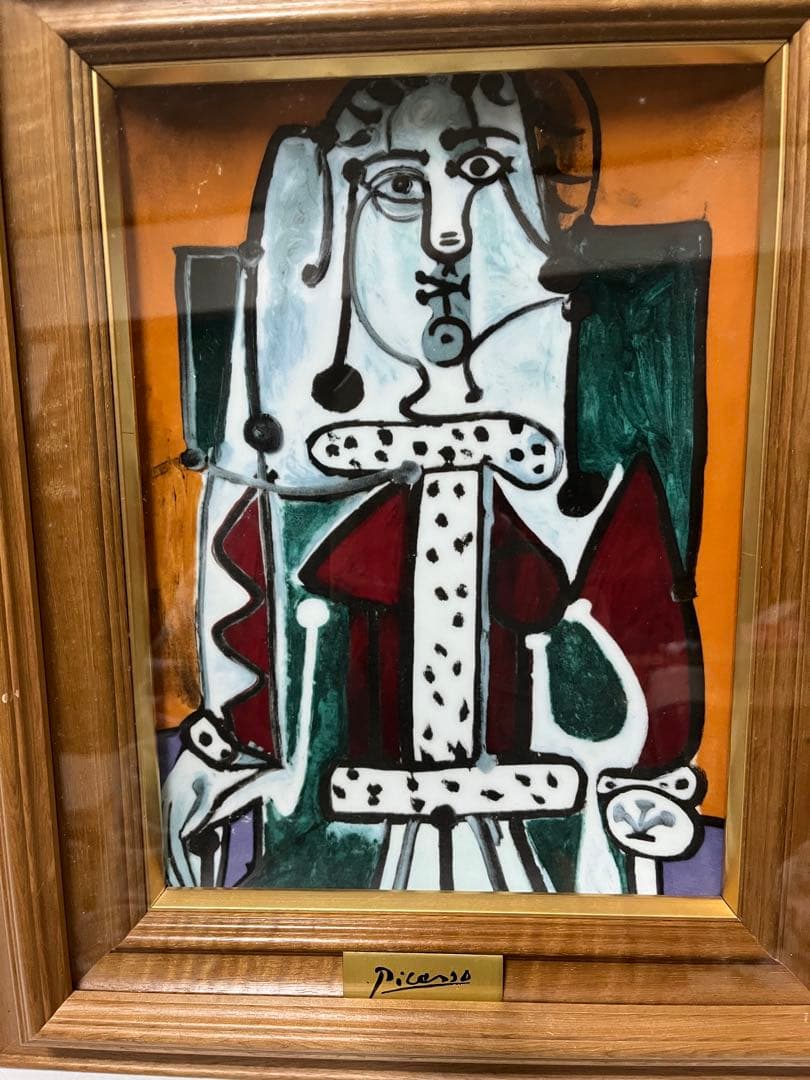 パブロ・ピカソ Pablo Picasso 陶板画 抽象絵画 - メルカリ