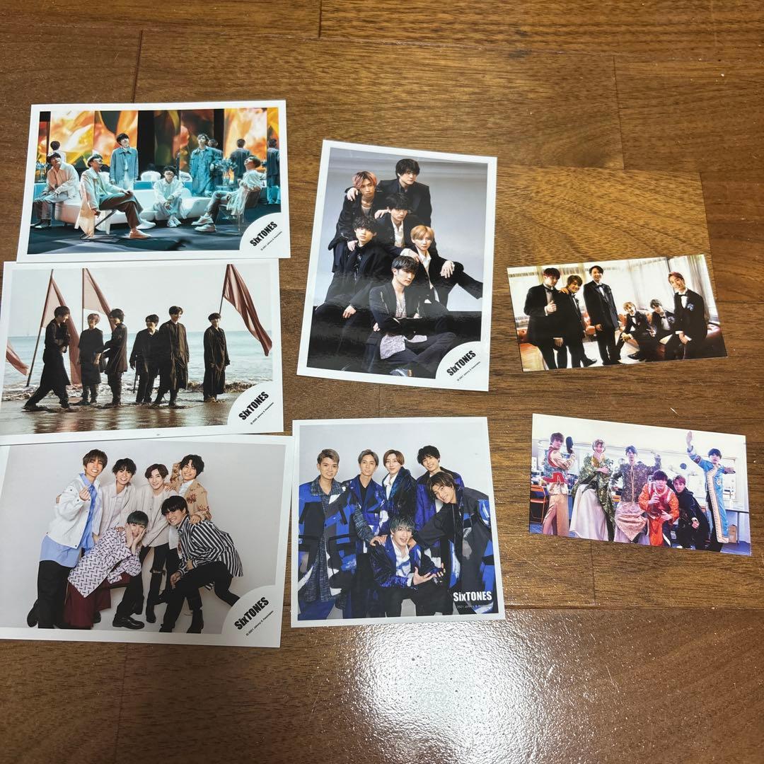 SixTONES 公式写真 集合 写真 セット売り まとめ売り 10枚 セット
