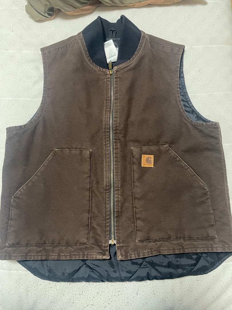 雰囲気最高！Carhartt（カーハート） ベスト　ブラウン 楽天市場】【15時までのご注文で即日発送！！】CARHARTT カーハート