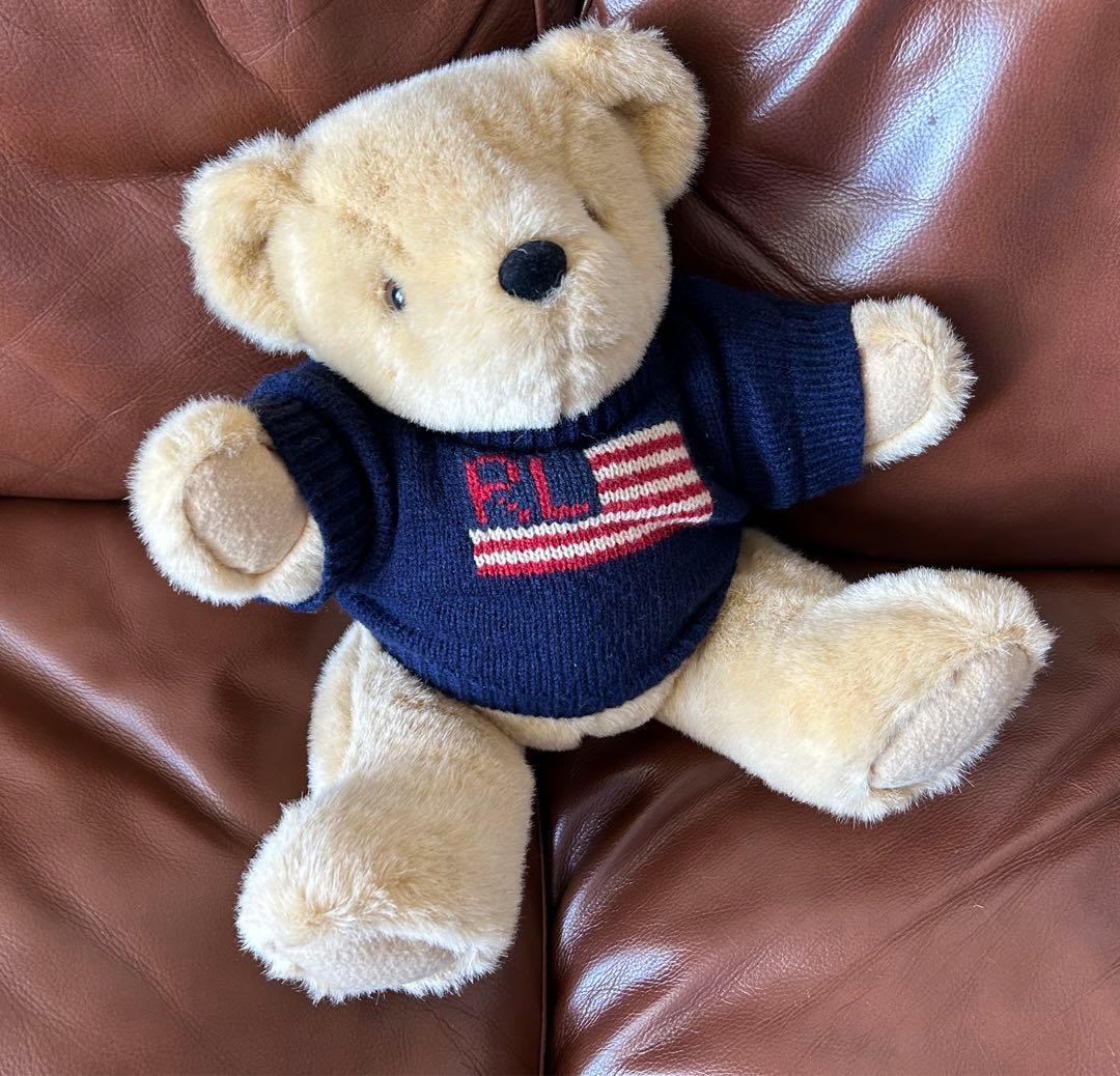 ポロ ラルフローレン ベア ぬいぐるみ 1996年製 約25cm - メルカリ