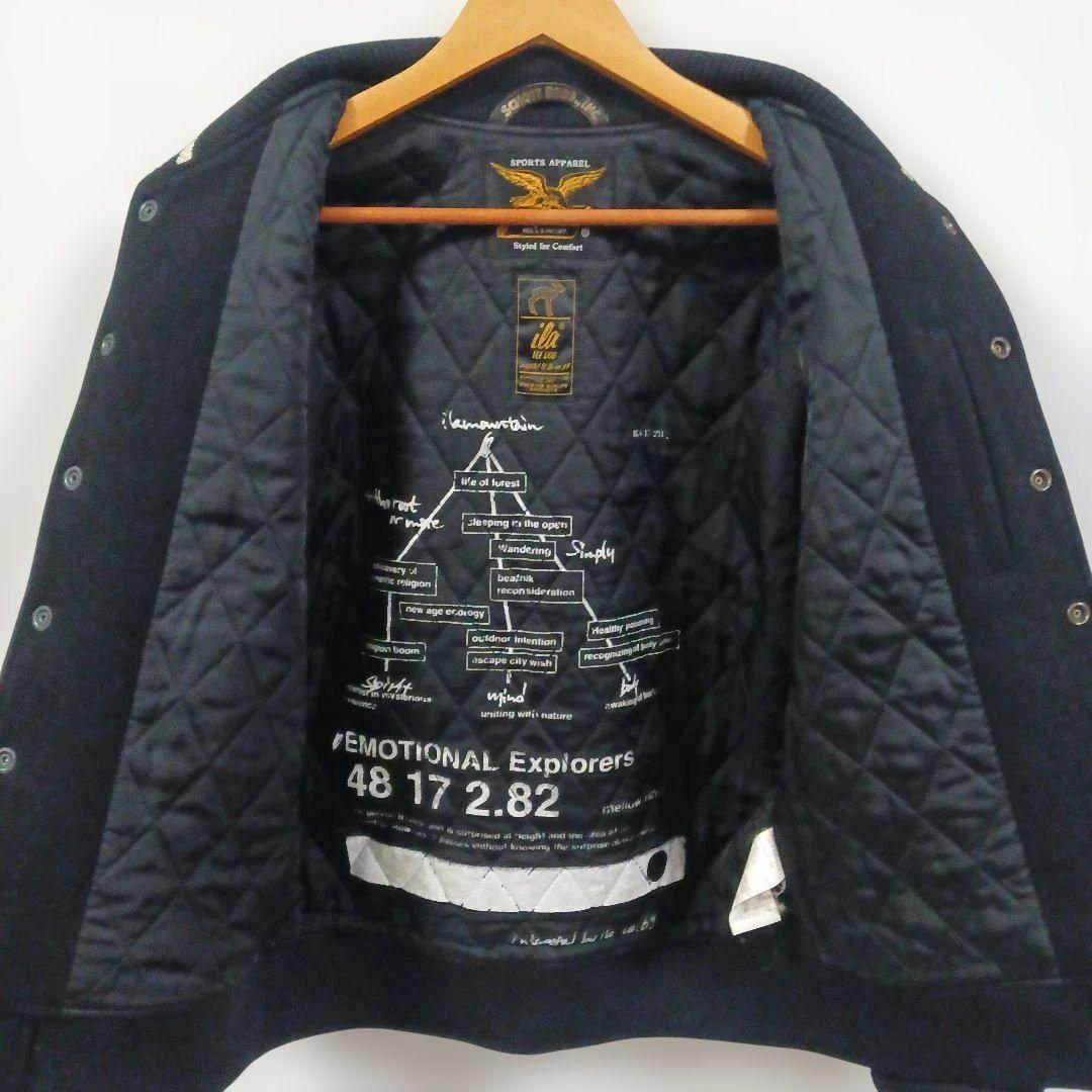 SCHOTT BROS ショット×ila ロゴ 刺繍 スタジャン M - メルカリ