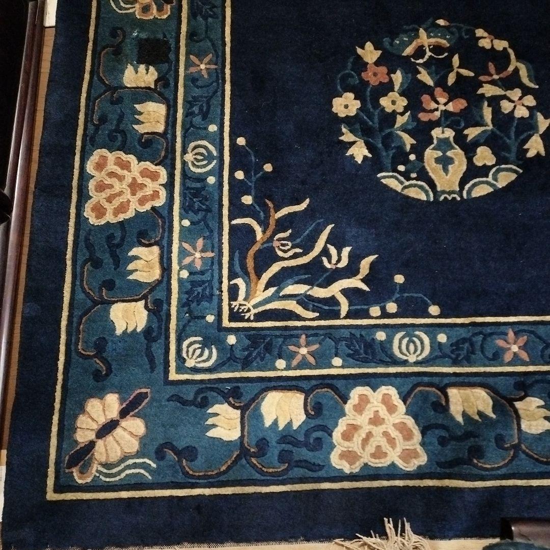 再再再お値下げ アンティーク絨毯 清朝 鍋島緞通 赤穂 Muni 265✕165
