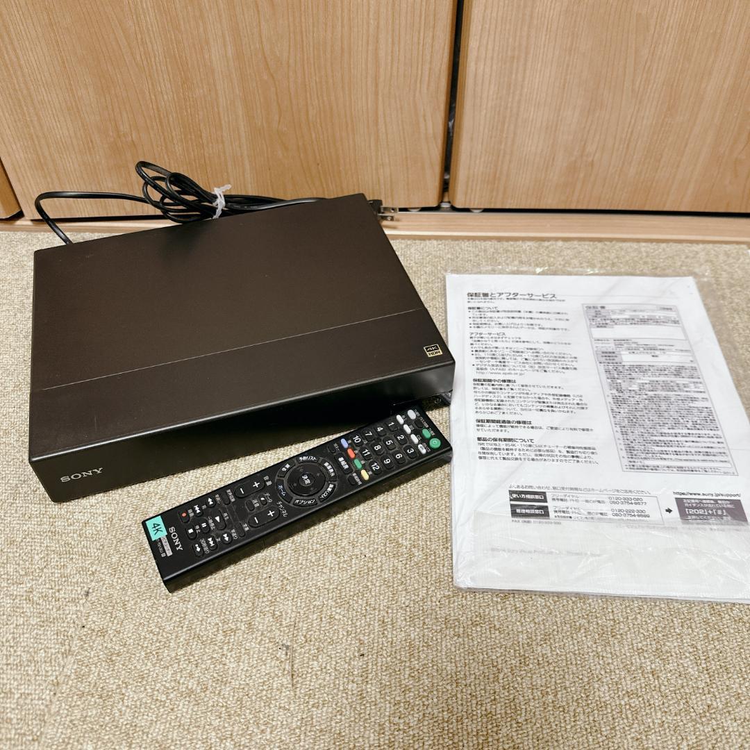【美品】ソニー製 地上・BS・110度CS・BS4Kチューナー DST-SHV1 Amazon | ソニー 4Kチューナー BS/CS4K 地上デジタル 裏録対応 ダブル
