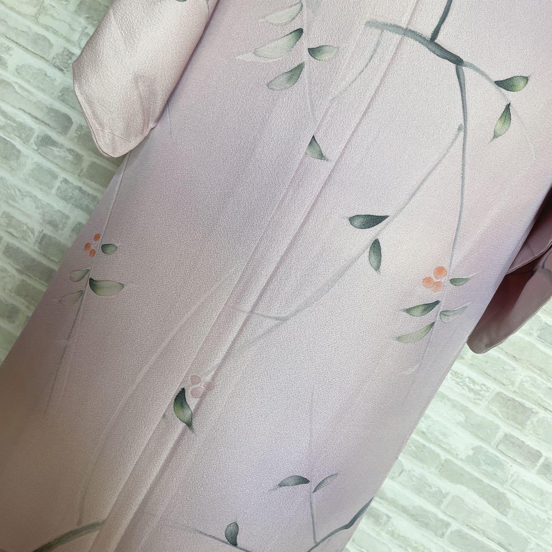 小紋 フルセット 実 枝葉 可愛らしい お出掛け お散歩 着物 P2 - メルカリ