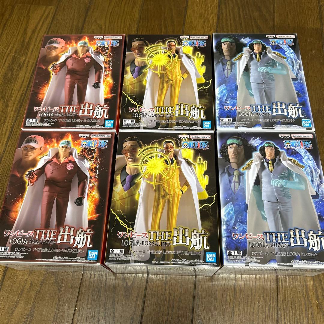ワンピース THE出航 海軍三大将 フィギュアセット - メルカリ