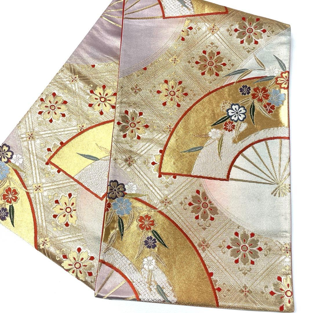 A1837 ○高級 正絹 唐織 六通 袋帯 - メルカリ