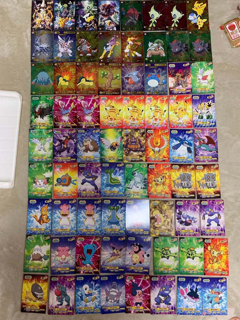 ポケモンブロマイドガム 54枚入、20枚入り2つ、ブロマイドカード