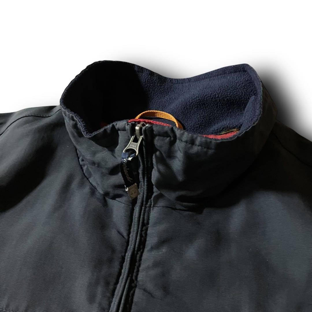 はる様☆Timberlandウォームアップジャケット短丈ナイロンドローコード刺繍