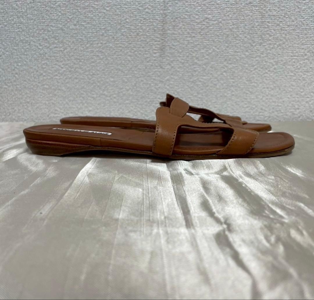 MANOLO BLAHNIKマノロブラニク　サンダル　37（23.5cm）
