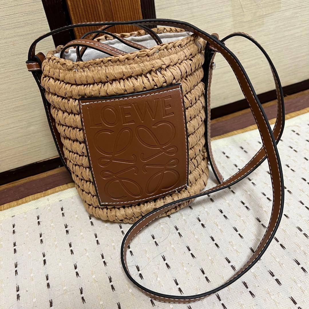 ロエベ LOEWE ノベルティ ショルダーバッグ かごバッグ ミニショルダー