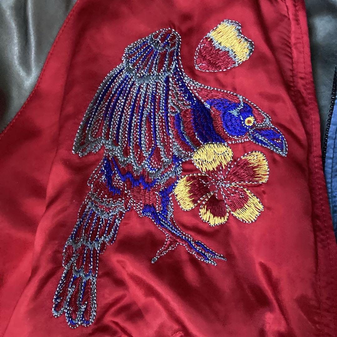 DIESEL ディーゼル スカジャン リバーシブル 刺繍 レディースMサイズ