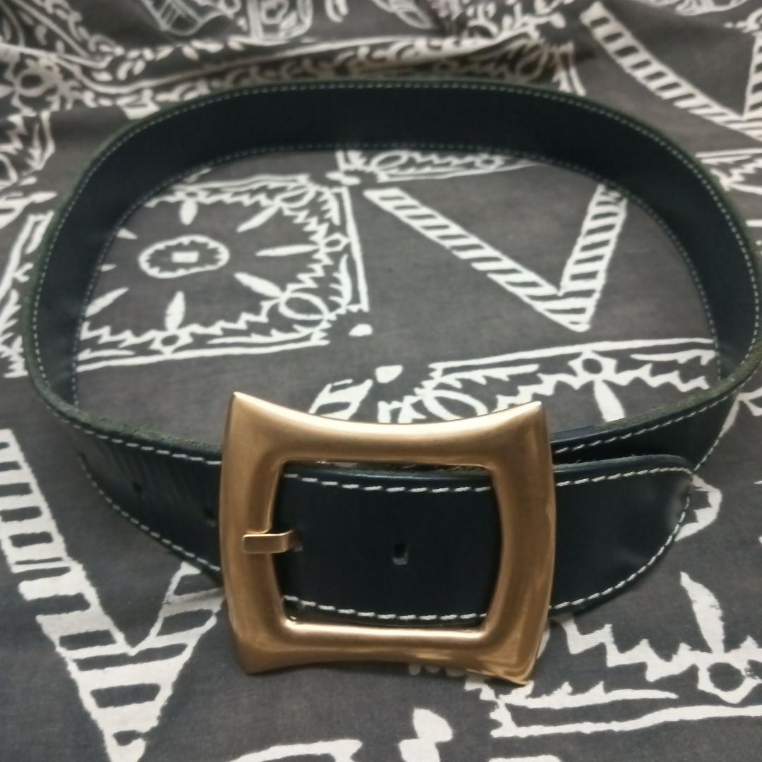ドルチェ&ガッバーナ DOLCE&GABBANA レザーベルト 金バックル - メルカリ