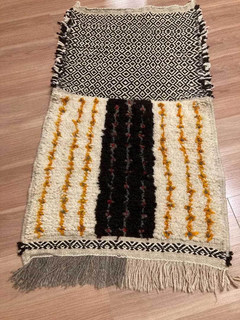 モロッコ ザナフィ RUG 約120×65m ミックスザナフィラグ モロッコ ザナフィ RUG 約120×65m ミックスザナフィラグ モロッコ