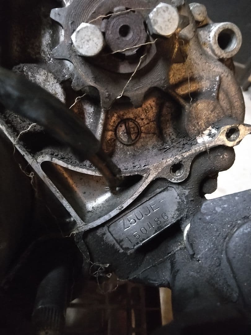 49cc エンジン Z50JE 本体 - メルカリ