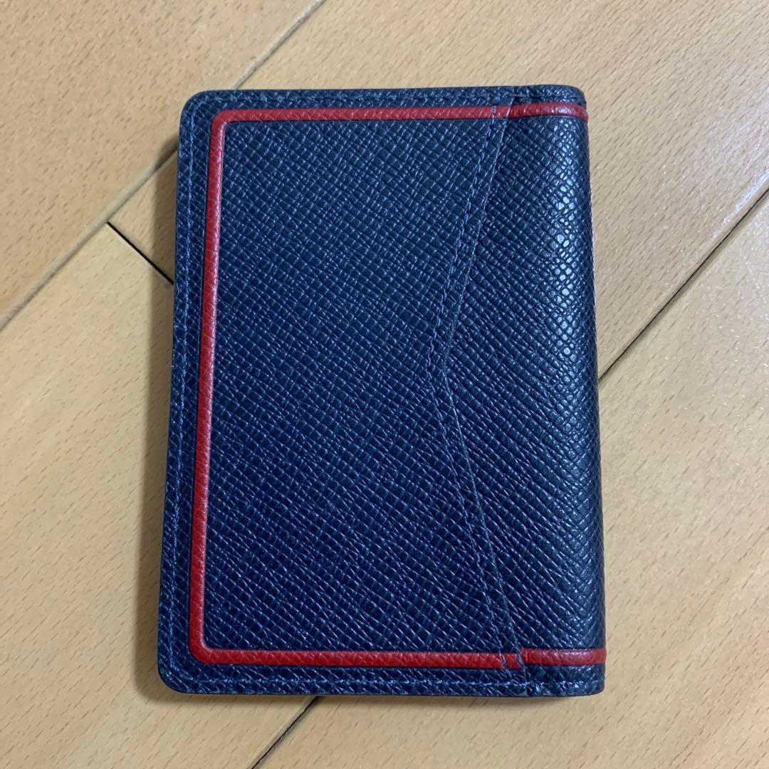美品)LOUIS VUITTON M.Sイニシャル入り 名刺入れ ネイビー - メルカリ