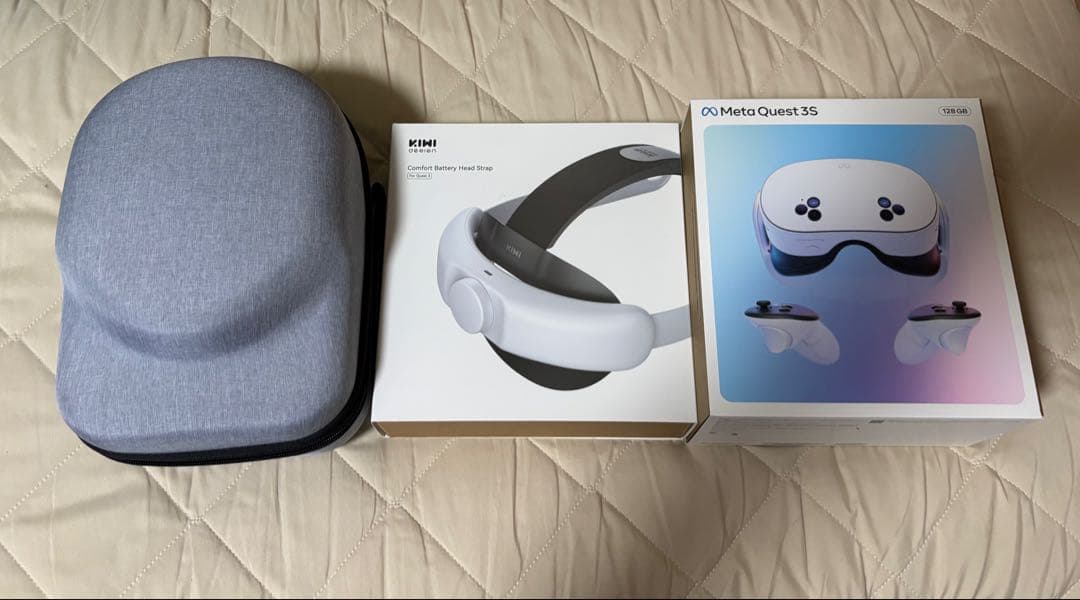 メタクエスト3s本体＋バッテリー付きストラップ＋ケース Amazon.co.jp: XINGFUDAO 収納ケース Meta Quest 3S / Quest 3 / 2 VR