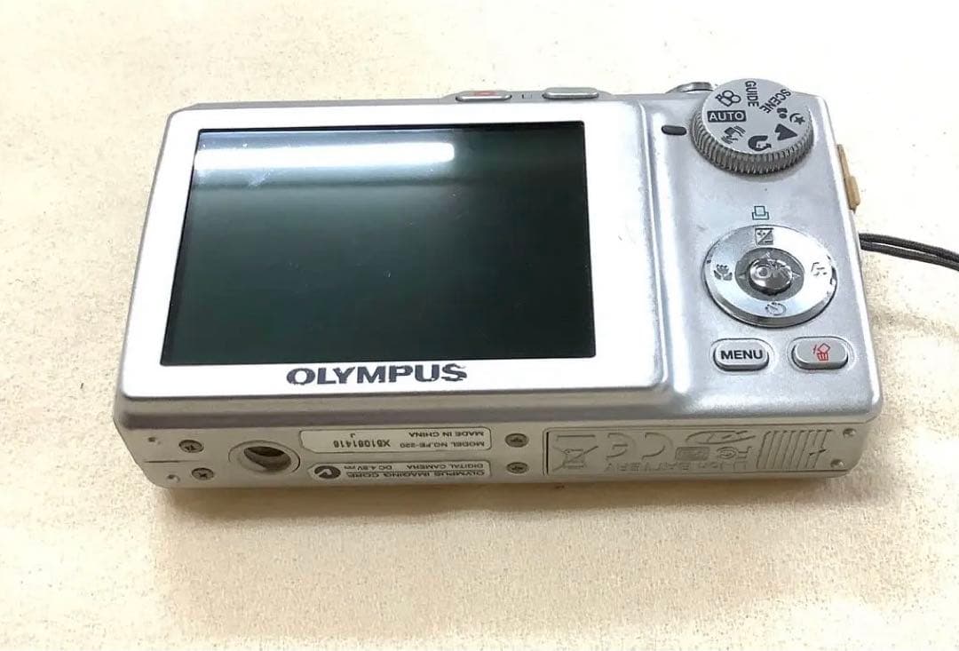 OLYMPUS FE-220☆シルバー コンパクトデジタルカメラ☆ - メルカリ