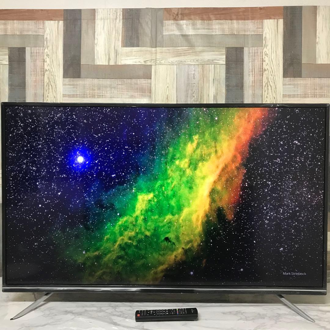 即日受渡❣️全国送料込 グリーンハウス49型、高性能東芝LSI搭載4k液晶