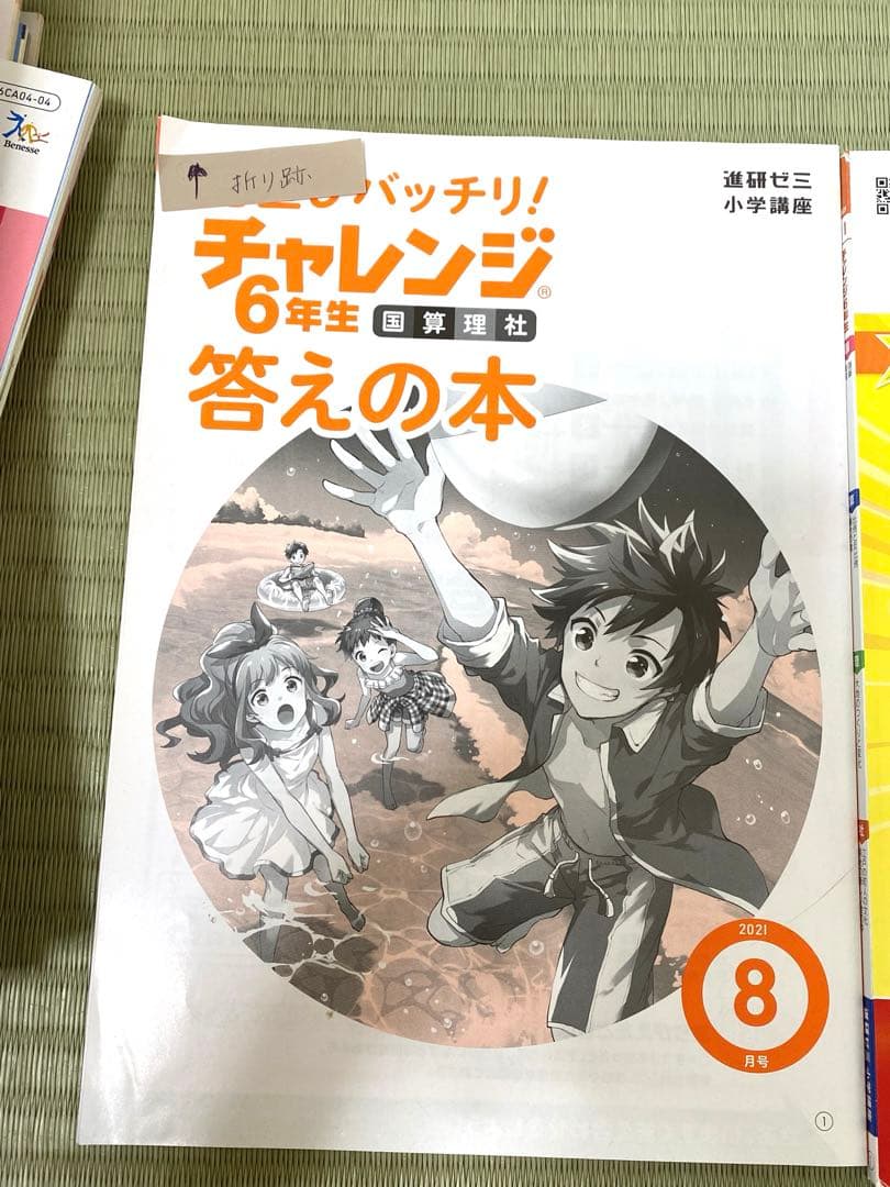 未使用 チャレンジ 6年生 2021年4月〜2022年3月 進研ゼミ 小学講座