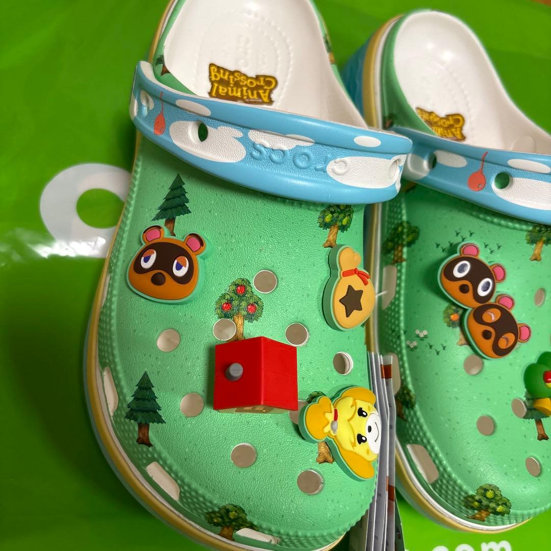 最安値 どうぶつの森 コラボ クロックスプラットフォーム クロッグ