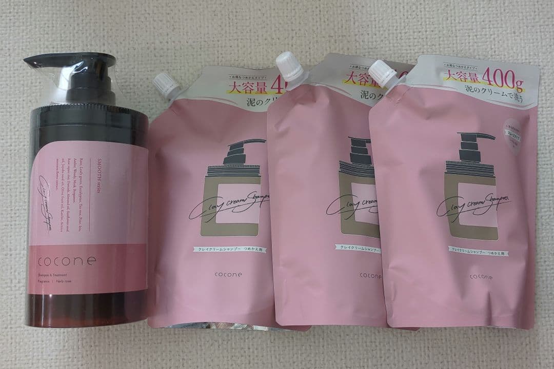 【ローズナンバー】ココネクレイクリームシャンプー さらさらシルクスムースタ cocone / クレイクリームシャンプースムースの公式商品情報｜美容
