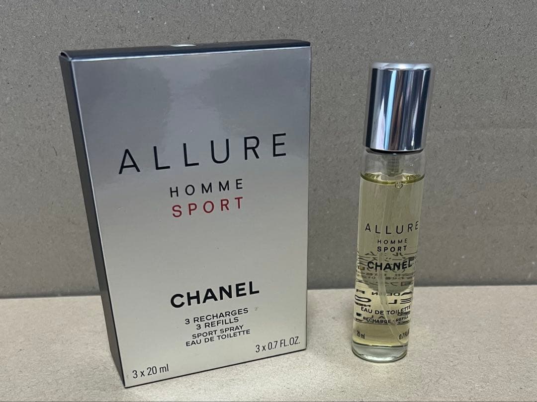 ②シャネル アリュール オム スポーツ トラベルスプレイ リフィル 1本